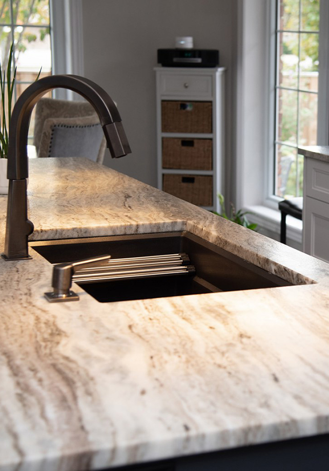 First in Counters Granite’s expert design, fabrication, and installation