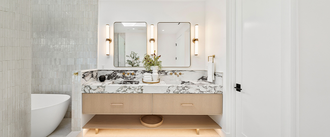 The luxury bathroom trends that are bringing marble back in a big way